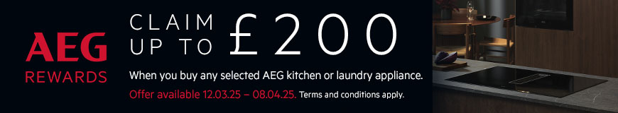 AEG Cashback offer ends 8.4.25