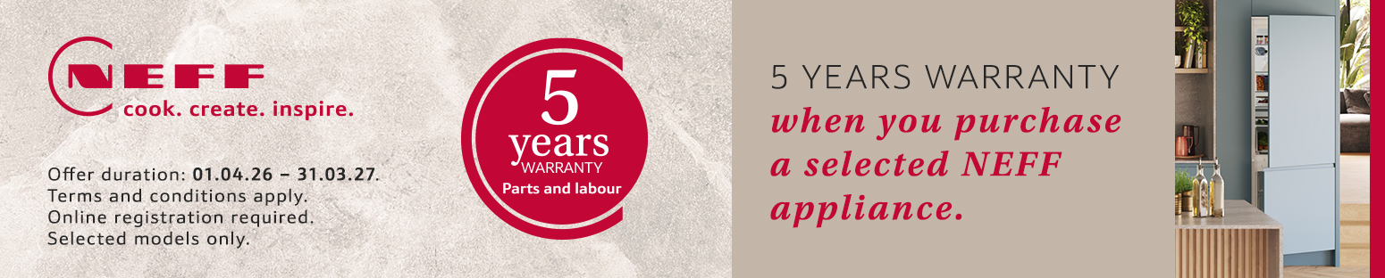 Neff 5 Year Promotional Warranty Neff 5 Year Promotional Warranty