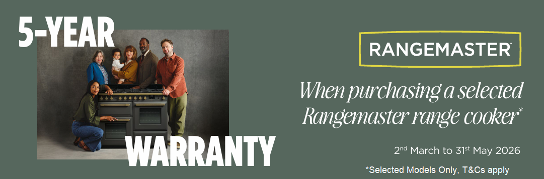 Rangemaster 5 Year Warranty Promo