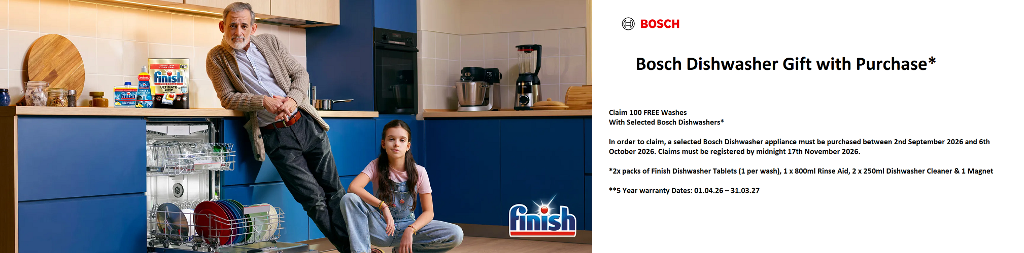 Bosch Dishwasher Gift with Purchase