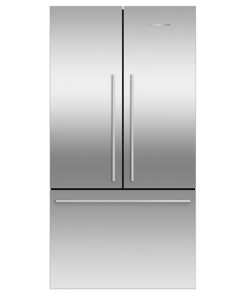 Fisher and Paykel RF610ADJX7 American Fridge Freezer, Plumbed, Stainless Steel, E Rated