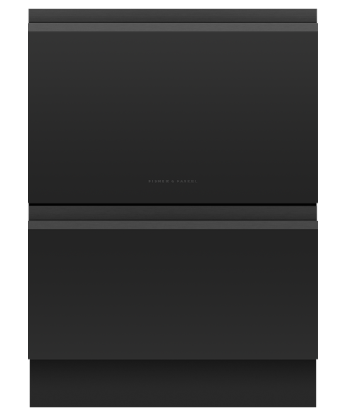 Fisher and Paykel DD60D4HZB9 Series 9 Contemporary Double DishDrawer™ Dishwasher Black Glass E Rated