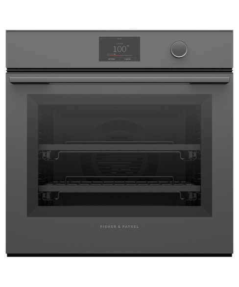 Fisher and Paykel OS60SMTDG1 60cm Series 11 Minimal Combi-Steam Oven, Grey, A Rated