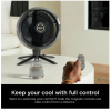 Shark FA220UK FlexBreeze High-Velocity Hybrid Cordless & Corded Fan - Black