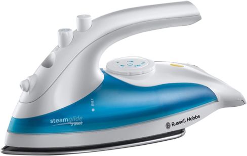 Russell Hobbs 22470 Dual Voltage Steam Glide Travel Iron, 830W, 80ml Tank