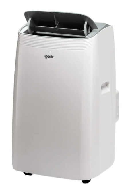 igenix IGAC03012W 4-in-1 Portable Air Conditioner, Cooling, Heating & Dehumidifier, 12000 BTU