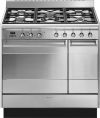 Smeg SUK92MX9-1 90cm Concert Dual Fuel Range Cooker Stainless Steel