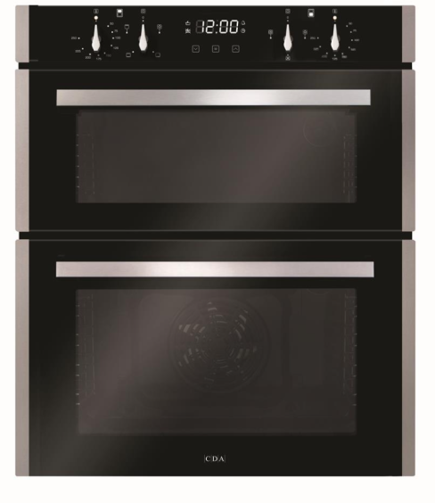 CDA DC741SS Built-Under Electric Double Oven In Stainless Steel, A Rated