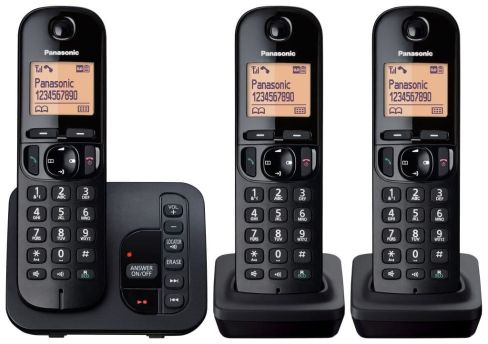 Panasonic PQ2203 Trio Cordless Phone With Answerphone