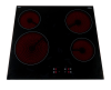 CDA HC6621FR Four Zone Ceramic Hob in Black