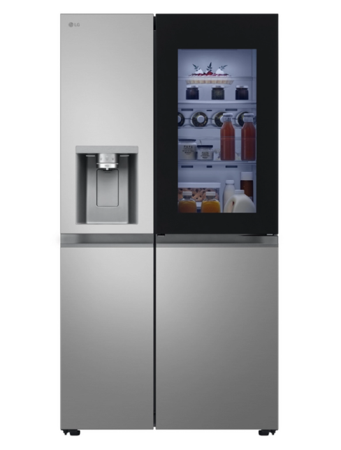LG GSXE81PYBE InstaView American Style Fridge Freezer - Silver