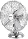 igenix DF1250 12 Inch Desk Fan, 3 Speeds, Chrome