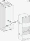 Miele KFN7764D Integrated Fridge Freezer