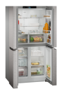 Liebherr MSDD9012-20 Pure Freestanding No Frost French Door American Style Fridge Freezer – Plumbed In with Ice Maker Silver D Rated