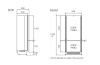 Bertazzoni RBM90S5FPNS Professional Series 90cm Fully Integrated Plumbed-In Fridge Freezer Frost Free