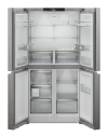 Liebherr MSDD9012-20 Pure Freestanding No Frost French Door American Style Fridge Freezer – Plumbed In with Ice Maker Silver D Rated