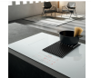 Elica NT-LIBRA-EVO-WH 83cm Wide Venting 4 Zone Hob - White - A+ Rated with 2 Bridge Zones and an Integrated Scale