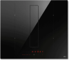 Elica NT-ALPHA-B-60-BA 60cm Wide Venting 4Zone Hob - Black - A Rated' with back aspiration re-circulating kit