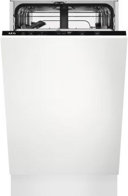 AEG FSE52407Z 45cm Fully Integrated Dishwasher with 9 Place Settings, E Rated