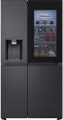 LG GSXE90EVDD 628L InstaView™ Side-By-Side American Style Fridge Freezer, Essence Black Steel