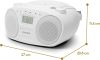 Roberts-Radio ZOOMBOXFMW Radio CD Player