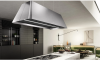 Elica IKONA-MAXXI-BLK 120cm Wide Suspended Island Hood In Stainless Steel A Rated