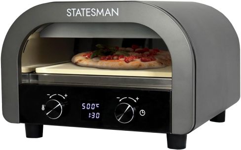 Statesman SKPO0E13B Electric Pizza Oven, 12 Inch, 2200 W, Digital Display