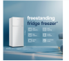 Fridgemaster MTM48120E 117cm Tall Freestanding Small Fridge Freezer In White