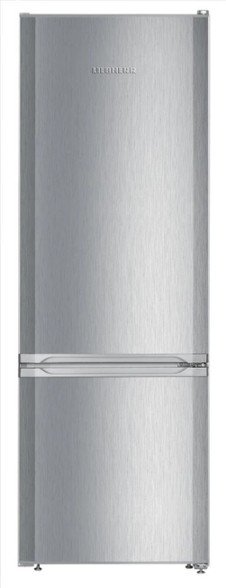 Liebherr CUELE2831 Low Frost Fridge Freezer, 80/20, Silver, E Rated