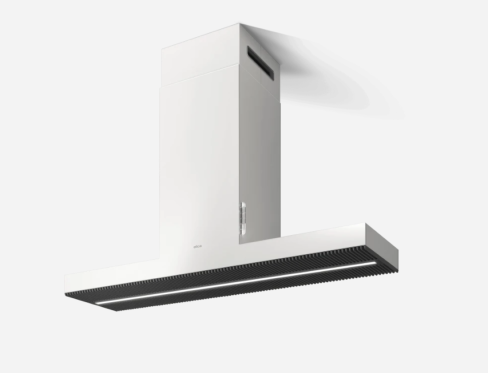 Elica HAIKU-ISL-120-WH 120cm Wide Island Hood -White - A Rated