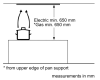Siemens LB75566GB 73cm Canopy Hood - Silver- C Rated