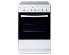 Haden HEC60W 60cm Ceramic Hob Single Oven Cooker in White A Rated