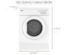 Haden HT7W Freestanding 7kg Vented Tumble Dryer - White