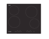 Haden HCTT60 60cm Ceramic Timer Hob in Black