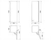 Smeg UKFS18EV2HX 60cm Freestanding Tall Larder Fridge with Stainless Steel Door