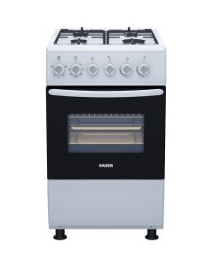 Haden HG51SW 50cm Single Cavity Oven Gas Cooker in White