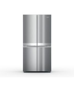 Hotpoint HQ9B2LG Total No Frost American Fridge Freezer with Multi-Temperature Compartment - Inox - 90CM - 594L