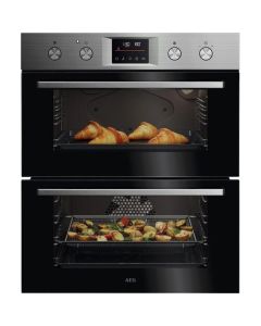 AEG OU5CU40M Built Under Double Oven In Stainless Steel