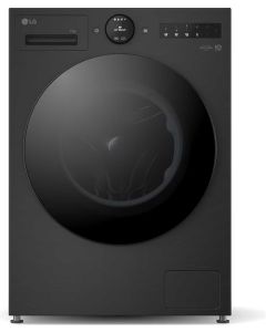 LG F4X7011TBB 11kg 1400 spin AI Direct Drive Washing Machine, Black A Rated