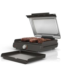 Ninja GR101UK Sizzle Grill & Flat Plate - Black