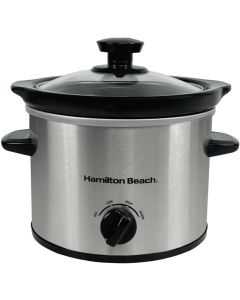 Hamilton Beach HBSC020S The Mighty Mini 1.8L Slow Cooker - Silver