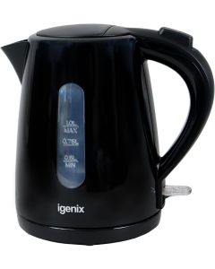 igenix IGK11022B Cordless Electric Jug Kettle, 2200 Watt Rapid Boil, 1 Litre Capacity,
