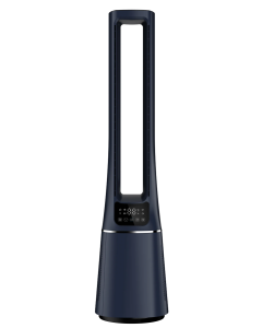 Midea MBF150BSUK 2-in-1 Bladeless Tower Fan 10 Speed Settings Dark Blue