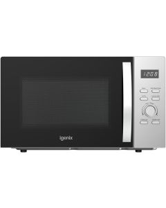 igenix IGMC02890S 28L 900W 3-in-1 Silver Combination Microwave Oven with Stainless Steel Cavity & Air Fry Function – 1200W Grill & 2200W Convection Power