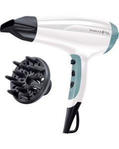 Remington D5216 (Ionic, 90% more Ions for Frizz Free Shine, Powerful, Fast Professional Drying, Diffuser, Concentrator, 3 Heat / 2 Speed Settings, Cool Shot, 2300W)