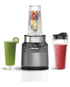 Ninja BN500UK Motorised Compact Blender with Auto-iQ – Dark Grey