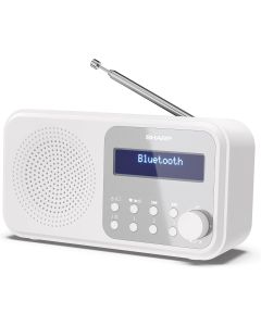 Sharp DR-P420 WH Tokyo Portable Digital Radio - White