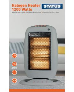 Status International Ltd HH-1200W1PKB Oscillating Halogen Heater