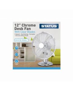 Status International Ltd S12CPBDESKFAN1PK Variable Cooling Fan