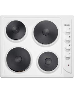 Haden HSP60W 60cm Solid Plate Hob - White
